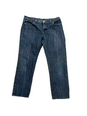 David Kahn short inseam Straight Leg Jeans Women’s 30 (fits 29/30) Dark Wash